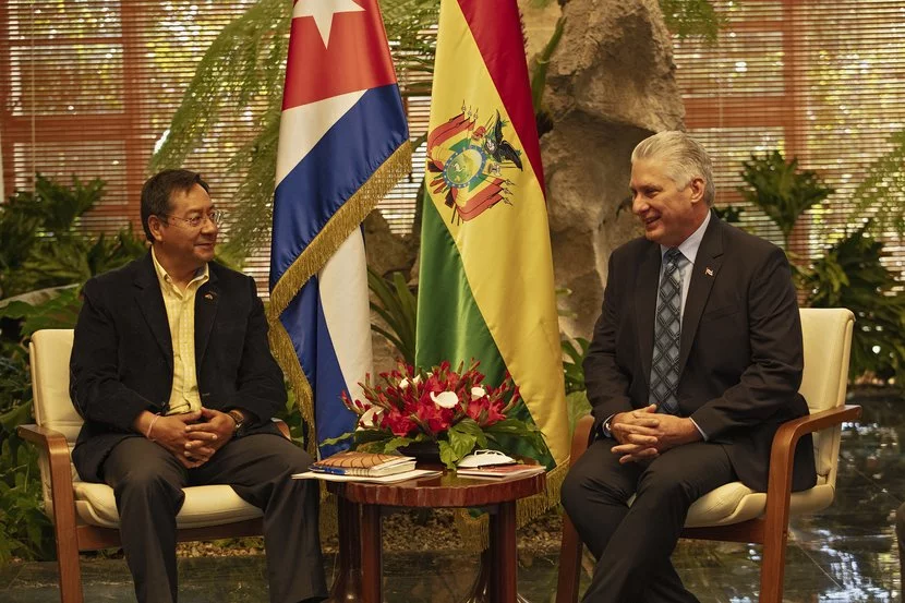 Sostienen conversaciones oficiales presidentes de Bolivia y Cuba (+ Fotos)