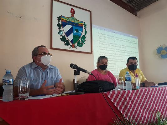 Evalúan en Sierra de Cubitas programa de prevención y enfrentamiento a la COVID-19 (+ Fotos)
