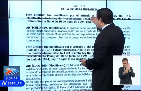 Reafirman en Cuba legalidad de procesos a participantes en disturbios (+ Video)