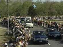 Recibe el Papa Benedicto XVI afecto y respeto del pueblo santiaguero