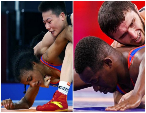 Cubanos conservan opciones de medallas en lucha olímpica