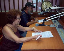 Locutores de la Revista Facilitación Social, Meridiano.