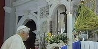 Viaja Benedicto XVI hacia La Habana, luego de visita privada al Santuario de El Cobre