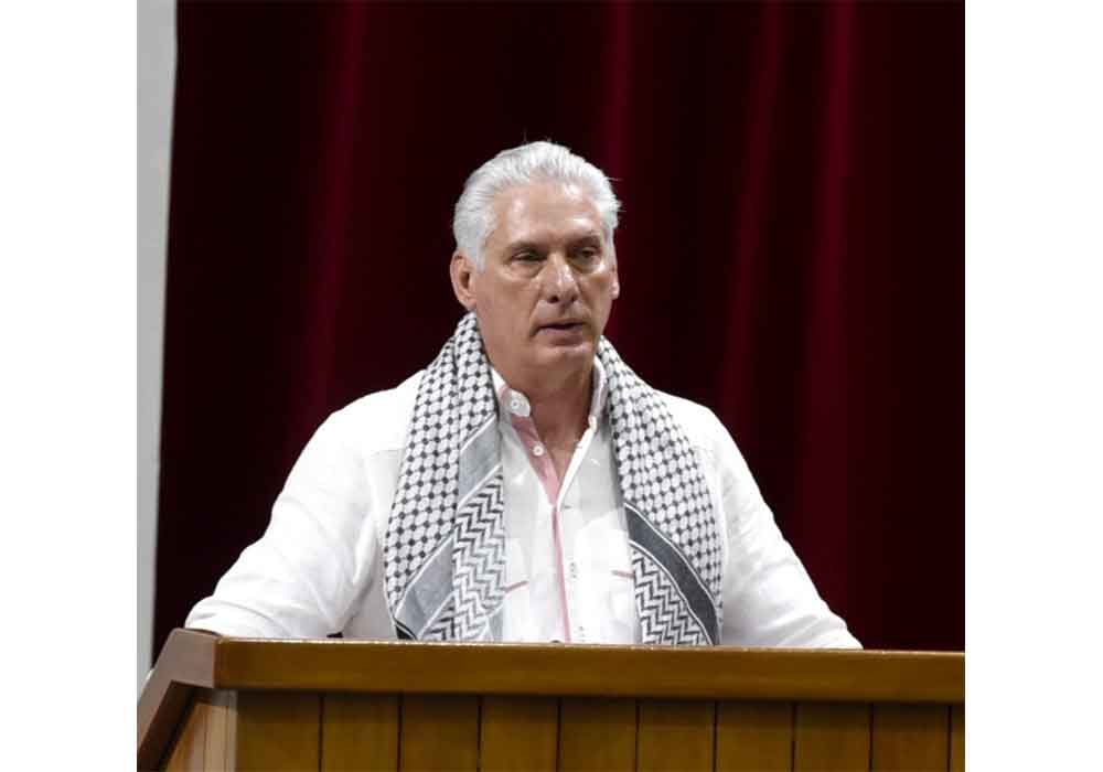 Cuba demands entry of Palestine into the United Nations Organization