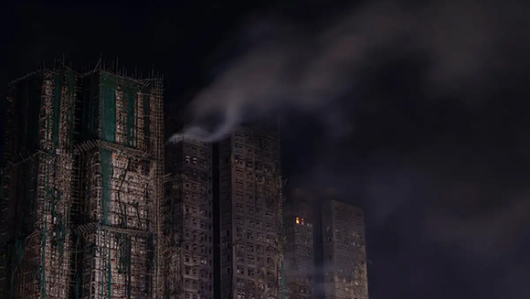 Arrestan a tres individuos por incendio en torre residencial de Hong Kong