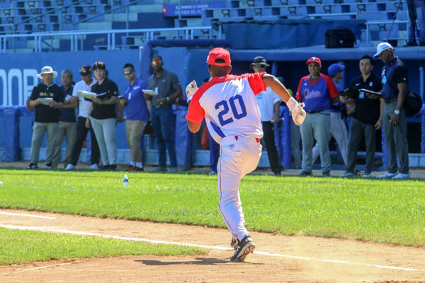Baseball tryout begins at the Latino Americano Stadium