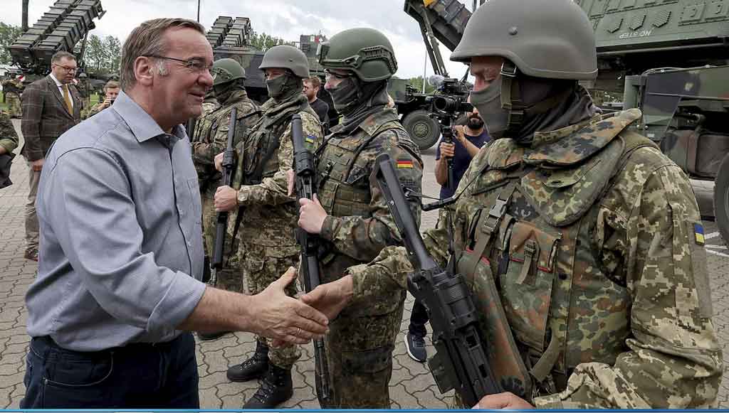 Ministro alemán de Defensa promete nuevo paquete de armas a Ucrania
