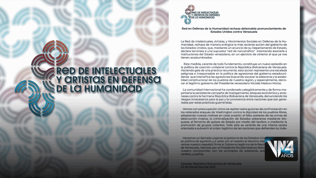 Red de Intelectuales considera sin fundamento decisión de EE.UU.