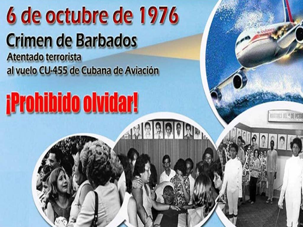 Cuba rend hommage aux victimes du crime de la Barbade