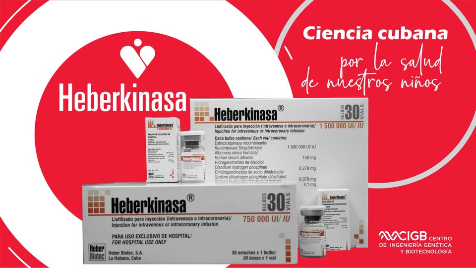 Otorgaron registro sanitario a los medicamentos Heberkinasa y Nasalferon