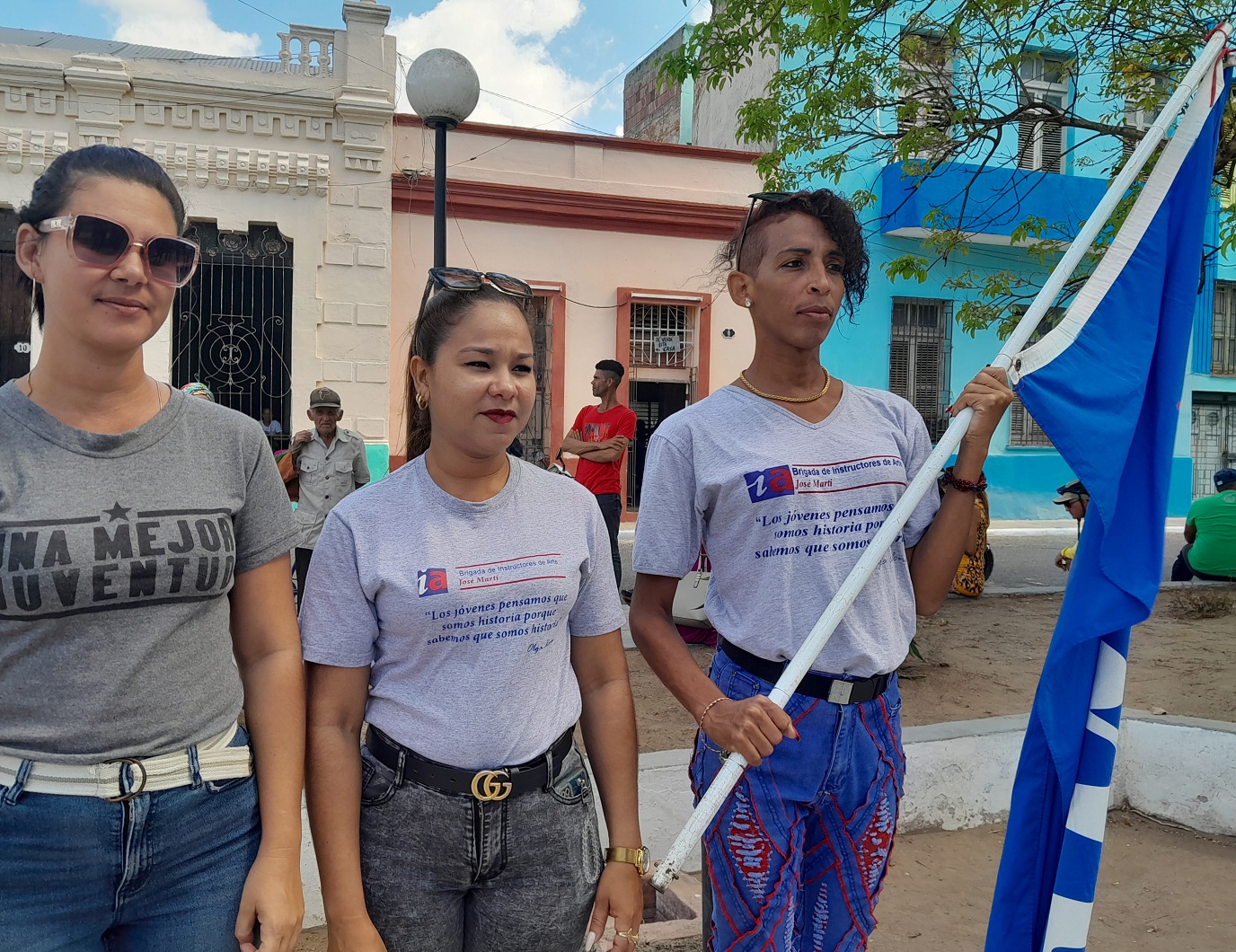  Abanderan delegación camagüeyana al Consejo Nacional de la Brigada José Martí