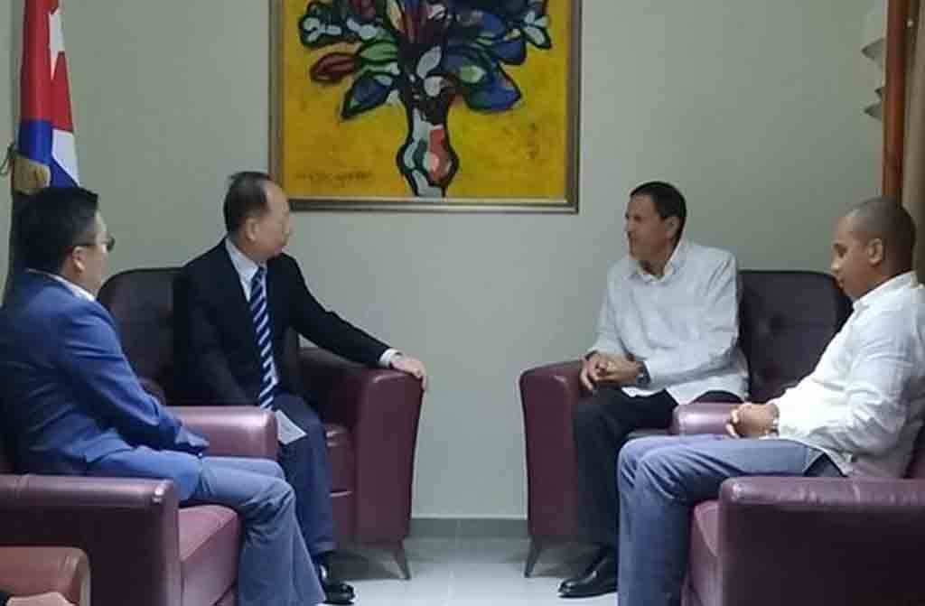 Senior Chinese party leader in Cuba