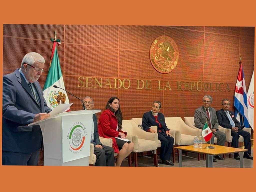 Otorga Cuba Medalla de la Amistad a senadora mexicana Gloria Sánchez
