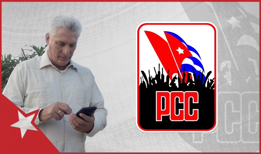 Felicitó Díaz-Canel a escuelas del Partido Comunista de Cuba