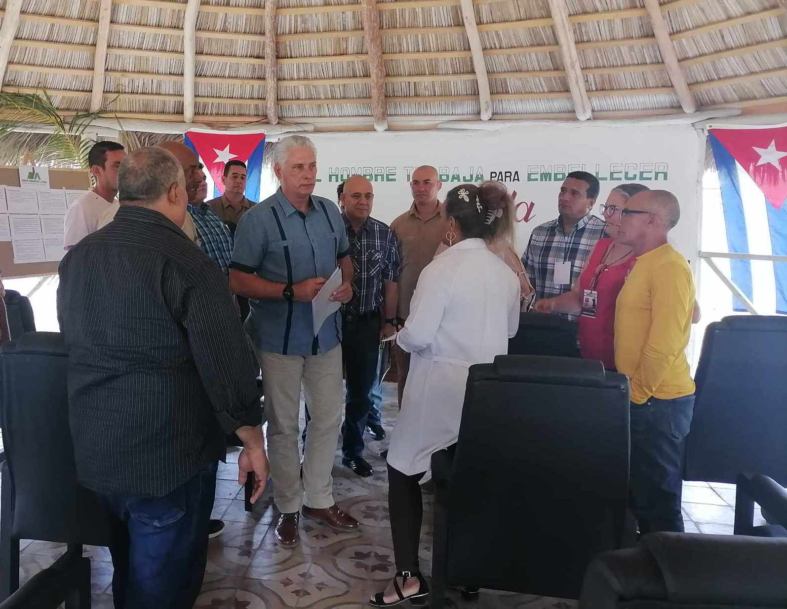  Presidente de Cuba visita municipio camagüeyano de Florida (+ Foto)