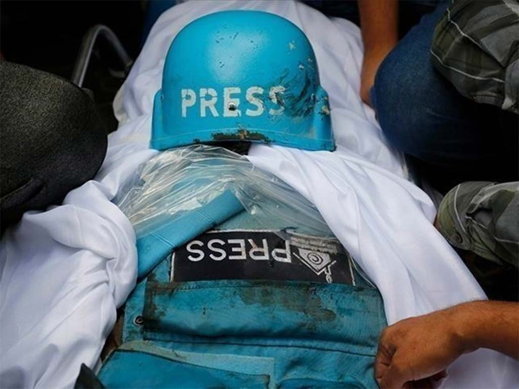 Israel asesinó a 257 trabajadores de la prensa en Gaza