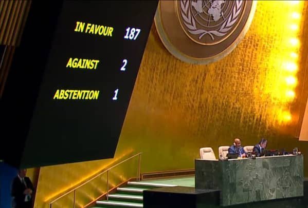 United Nations rejects blockade of Cuba with 187 votes in favor (+ Photo)