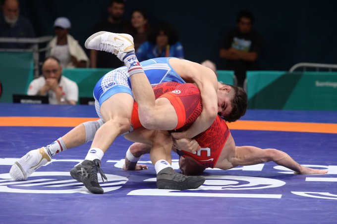 Silver for Cuban De Armas in Greco-Roman wrestling in Santiago 2023