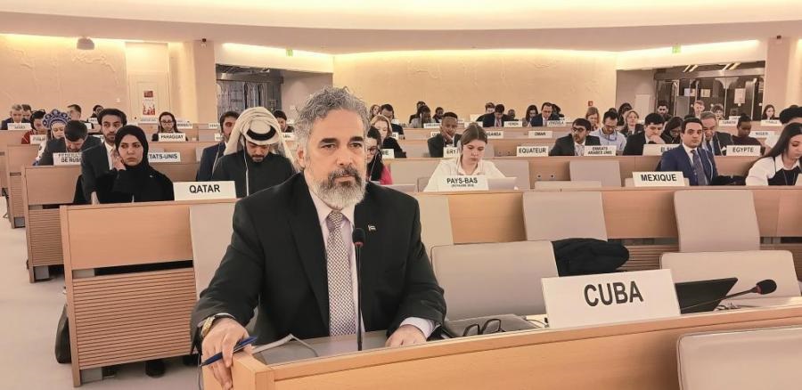 Cuba califica de genocidio los crímenes contra Palestina en la ONU-Ginebra