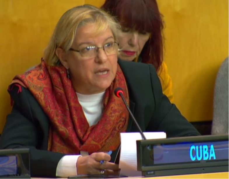 Cuba demande à l'ONU un avenir sans mesures coercitives pour le développement