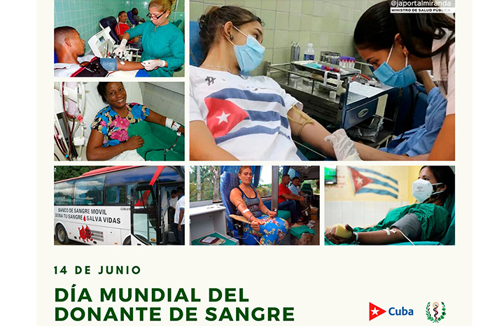 Cuba agradece el gesto altruista de sus donantes de sangre (+ Post)