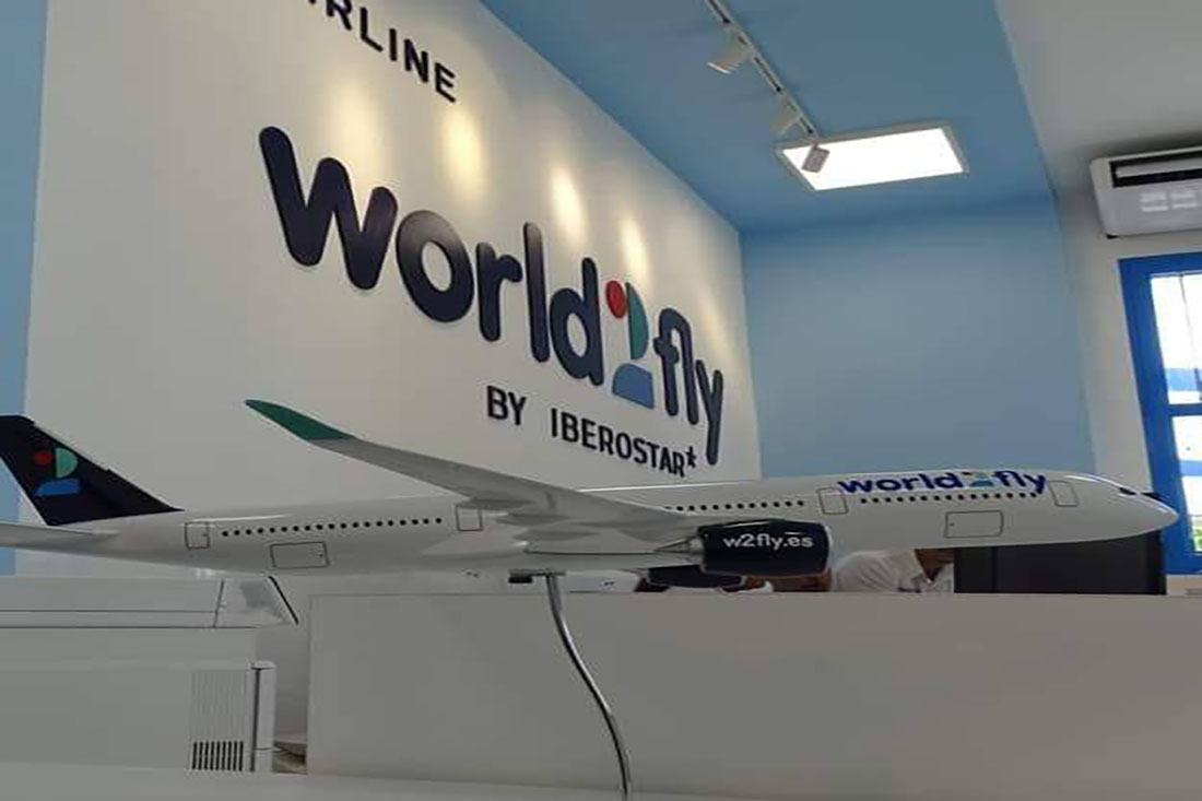    Le bureau de la compagnie aérienne World2fly à Camagüey promeut les valeurs du patrimoine