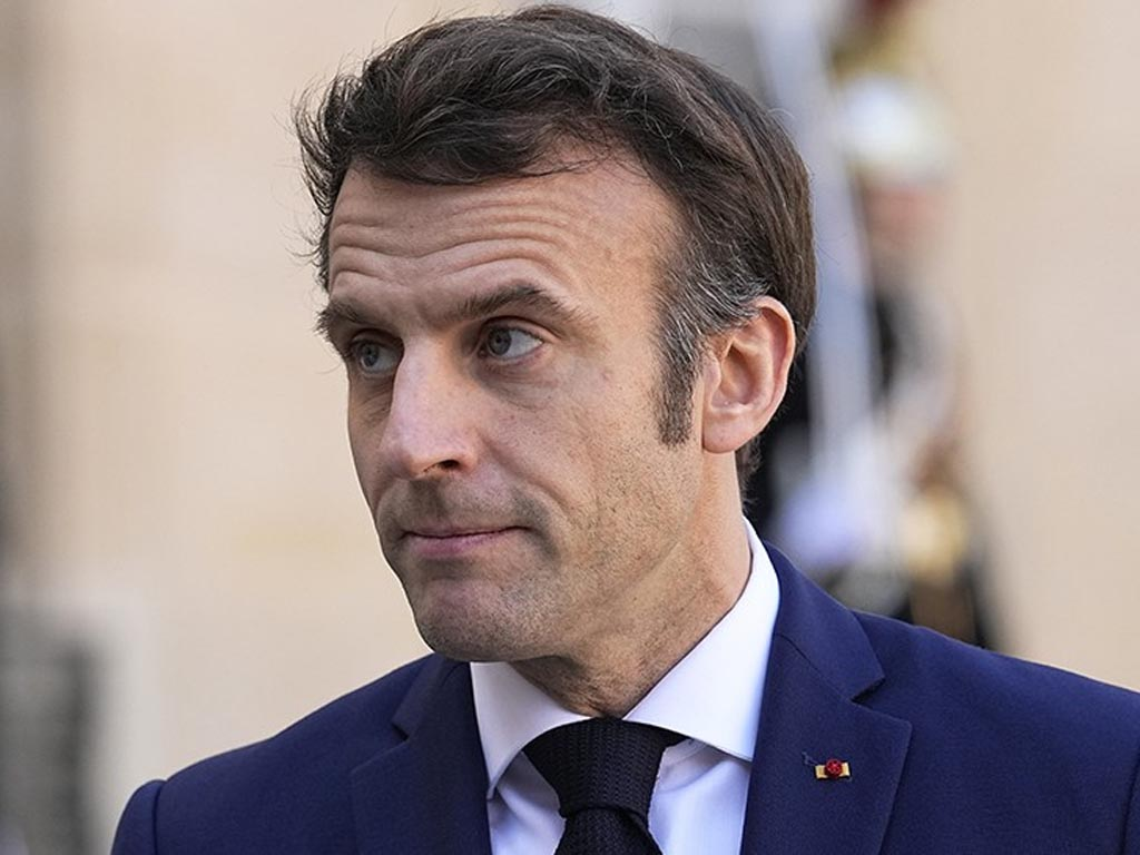 Macron promete impulsar ingreso de Ucrania a la Unión Europea