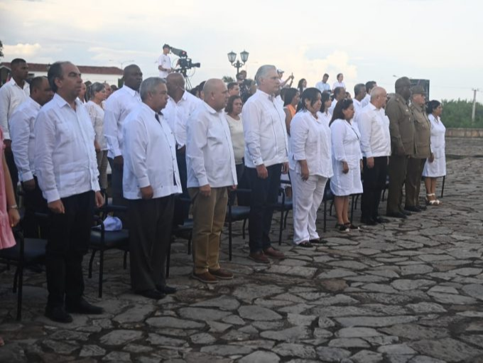 Díaz-Canel préside la cérémonie marquant le 155e anniversaire du soulèvement de Demajagua