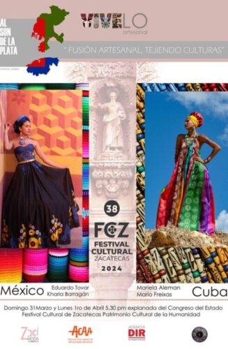  Prestigious Cuban fashion designers will participate in the Zacatecas Cultural Festival 2024 (+ Photos)