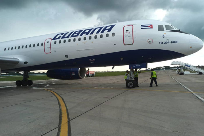 Return of Cubana de Aviación aircraft repaired in Russia  
