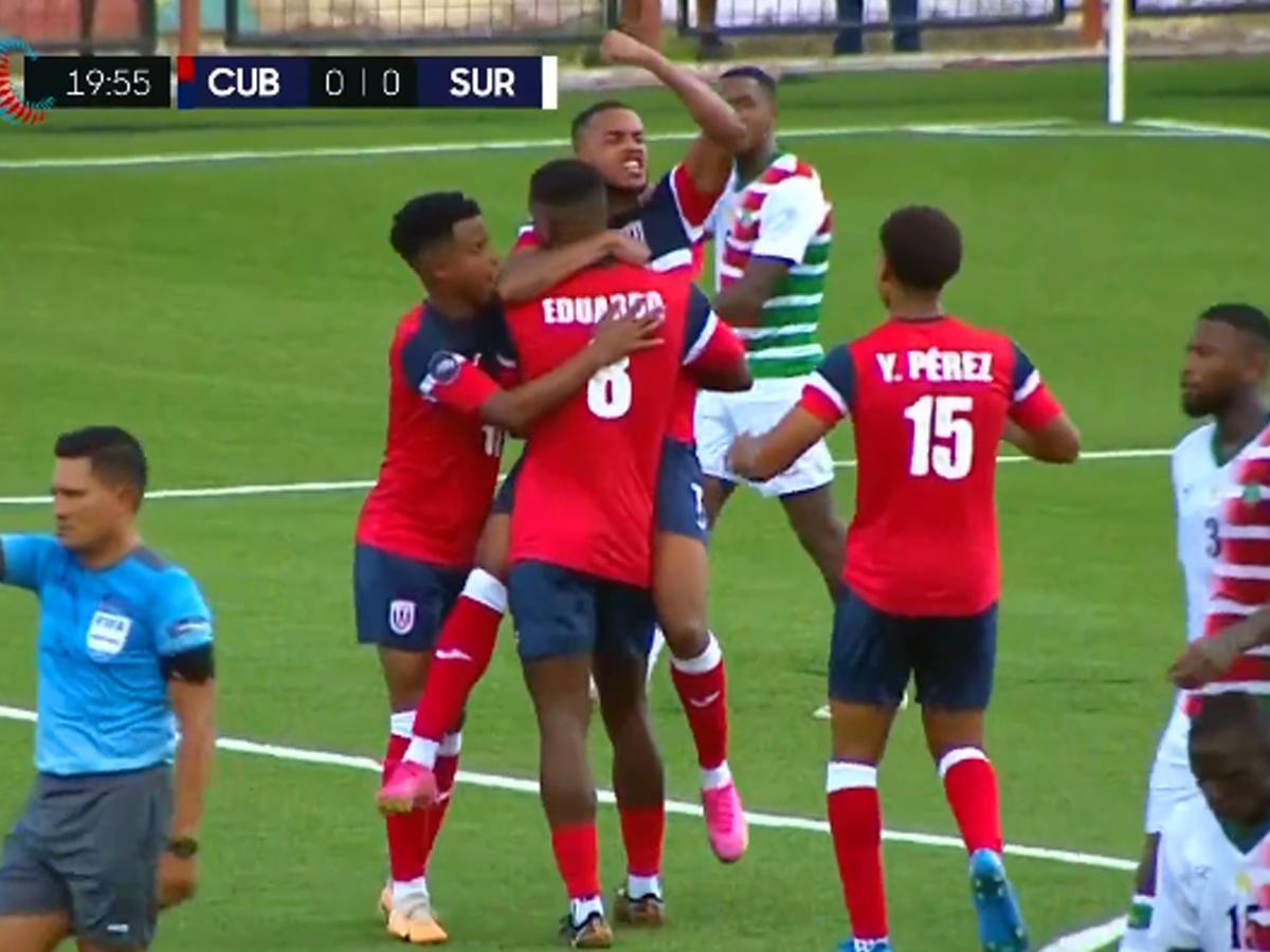 Cuba defeats Suriname in Soccer Nations League