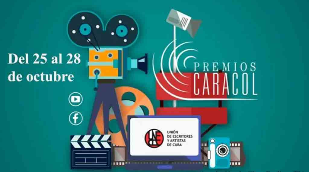 Caracol audiovisual theoretical event in Cuba at the gates