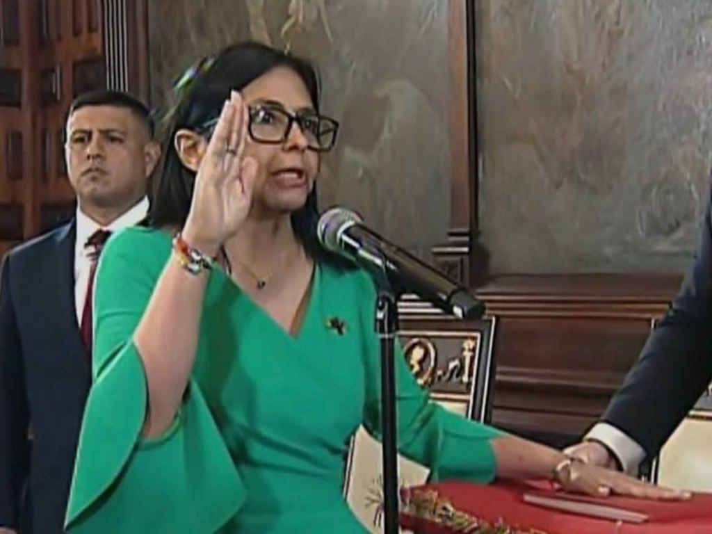 Juramentada Delcy Rodríguez como presidenta encargada de Venezuela