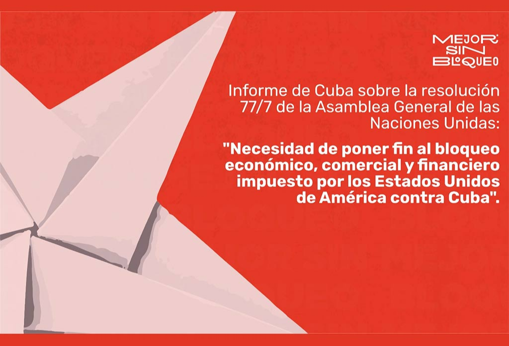 Le corps diplomatique à Cuba a pris connaissance du rapport sur le blocus américain
