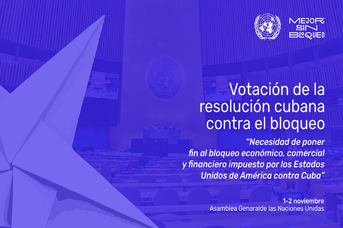 Debate begins today in the United Nations on the blockade of Cuba