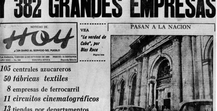     1960: Cuba quebró dominio estadounidense en la economía    