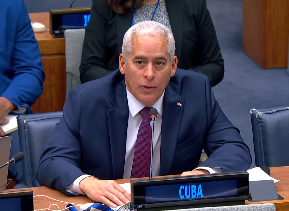 Vice Chancellor of Cuba analyzes agenda with United Nations General Assembly