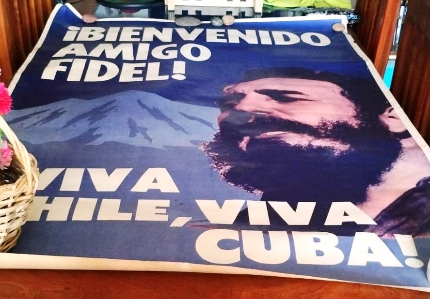 Chilean Communist Party donated graphic material to the Fidel Castro Center