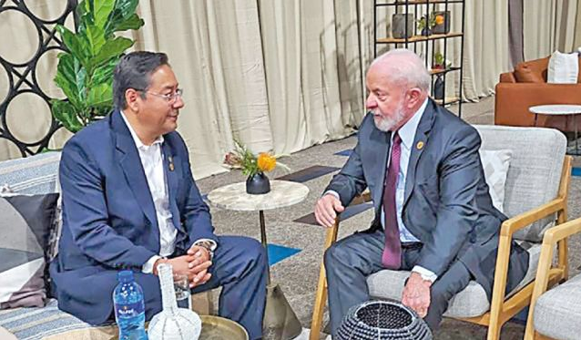 Luis Arce et Lula s’accordent sur un appel d’offres pour la construction d’un pont binational