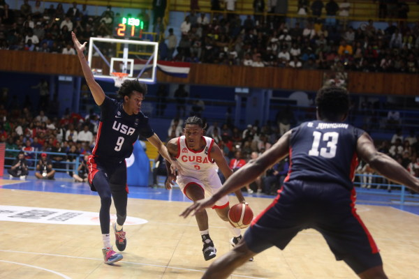 Historic triumph of Cuba against the United States in men's basketball