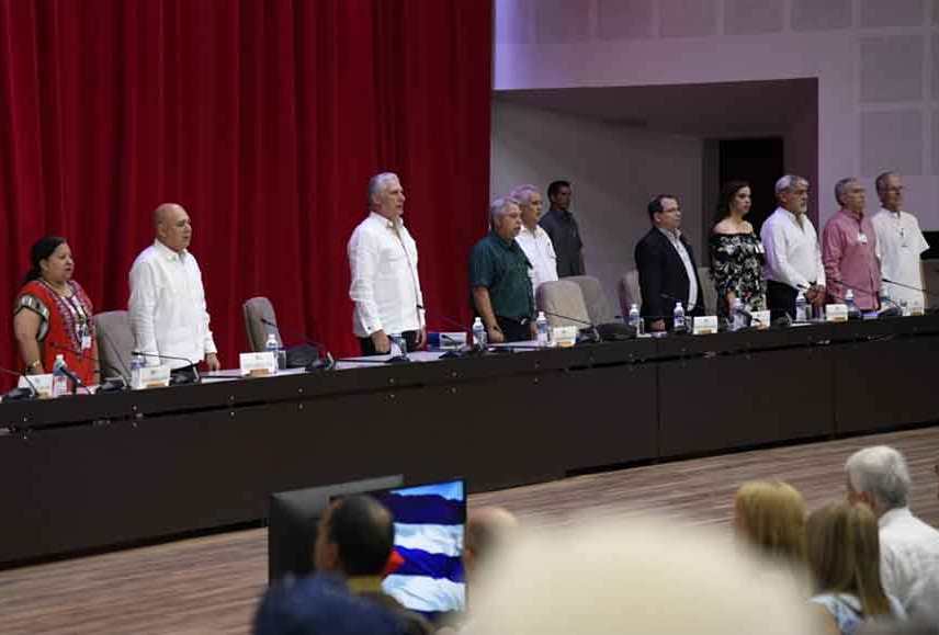  Díaz-Canel en clausura del Encuentro Internacional de Solidaridad con Cuba (+ Fotos)