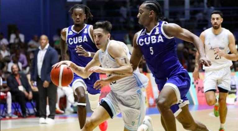 Argentina frena a Cuba y expone favoritismo en ventana de FIBA
