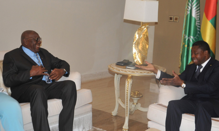 Le vice-président cubain s’entretient avec le président du Togo