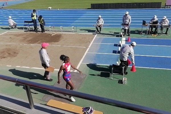 Suslaidy Girat a la final de salto largo en lid sordolímpica