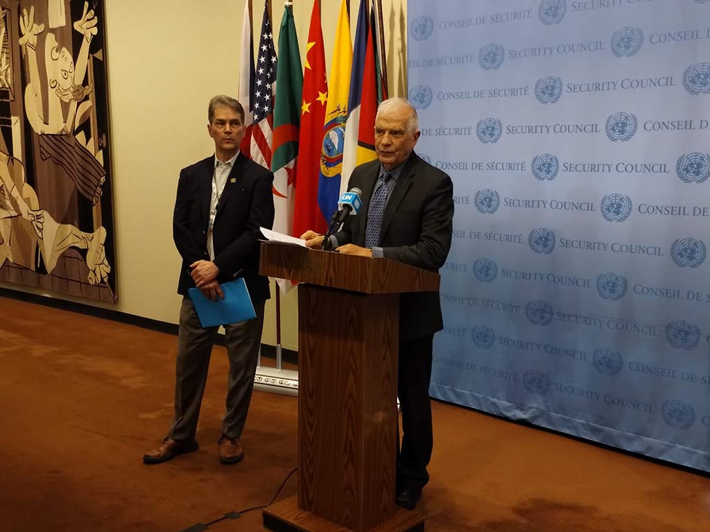 Borrell denounces at the UN the use of hunger as a weapon of war in Gaza 