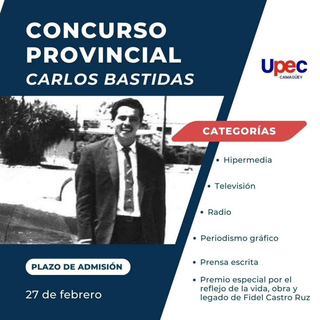 Convocan al Concurso Provincial de Periodismo Carlos Bastidas 