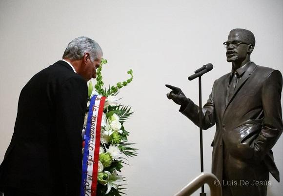 Le président de Cuba fait l'éloge de l'héritage de Malcolm X à New York