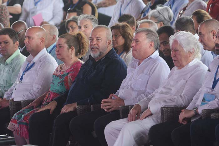 Prime Minister of Cuba at the opening of the International Tourism Fair