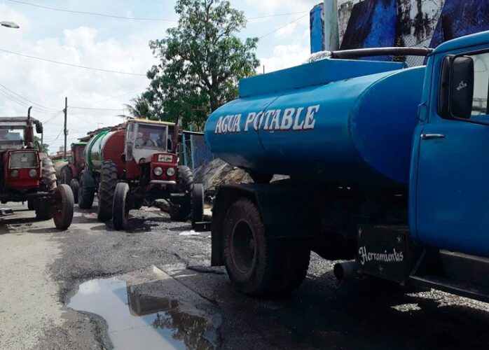 The US blockade impacts the water service in Cuba