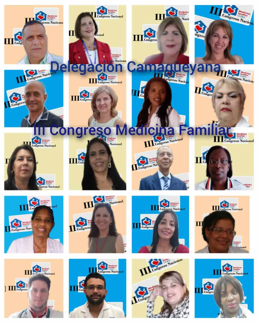 Camagüey delegation getting ready for the III National Congress of Family Medicine 2023